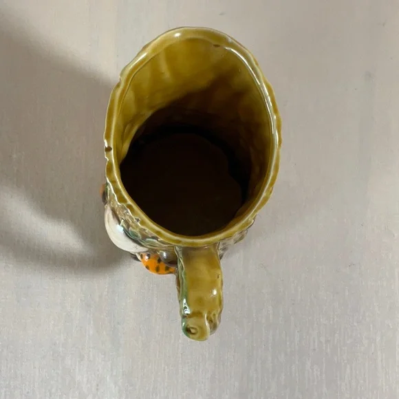 Rustic Yellow Tree Trunk Pitcher - Picture 5 of 15